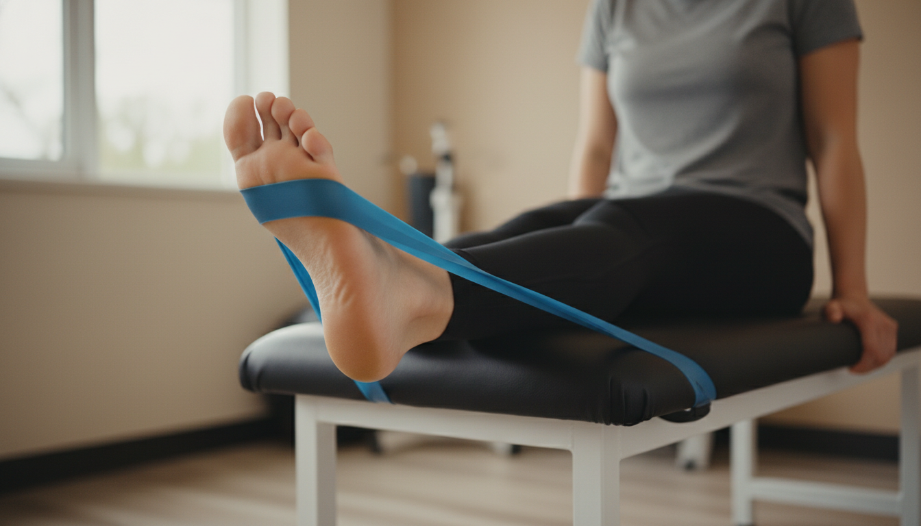 Natural heel spur relief methods including exercises and proper footwear