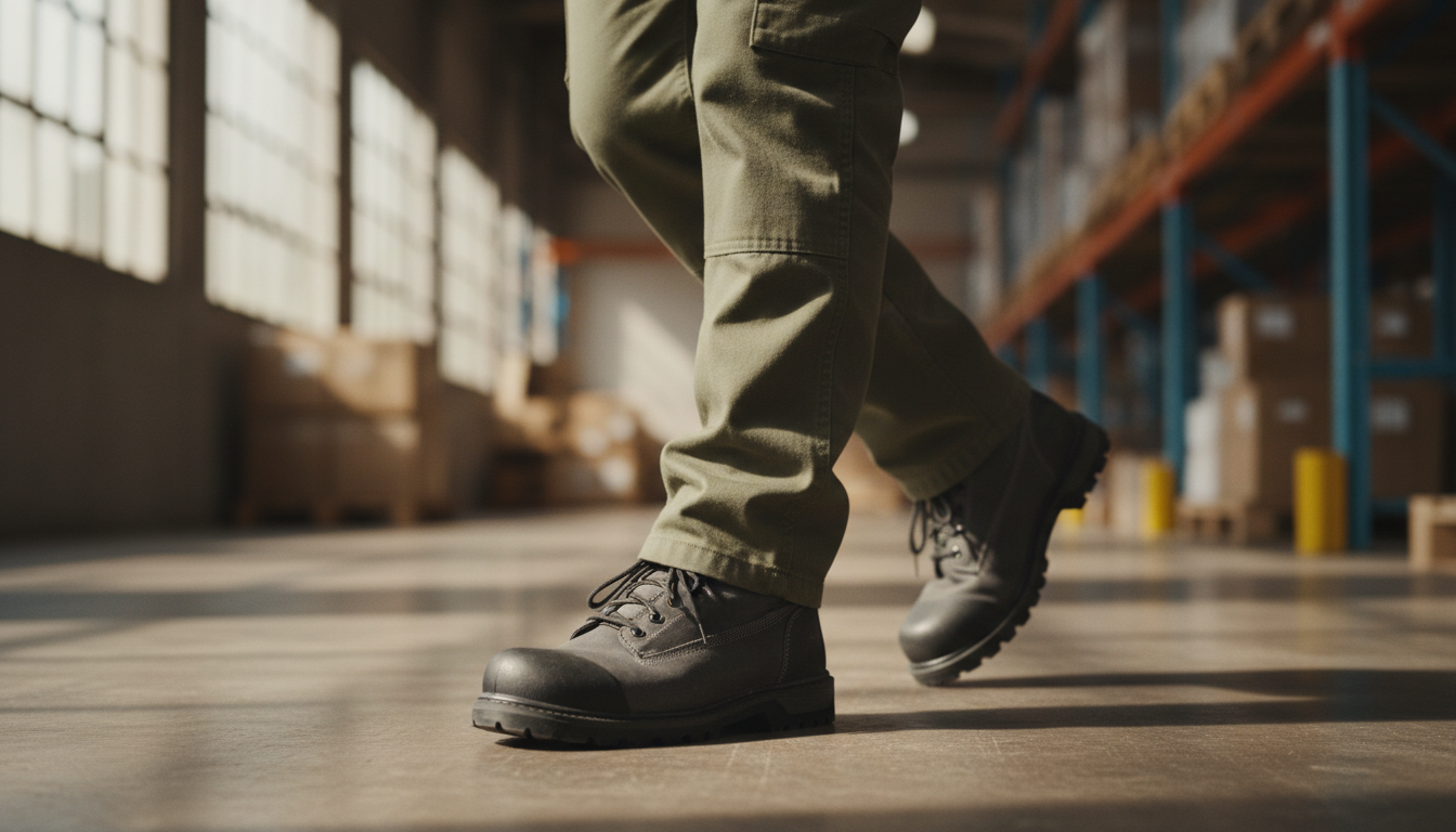 Comparison of standing and walking movements affecting foot fatigue at work