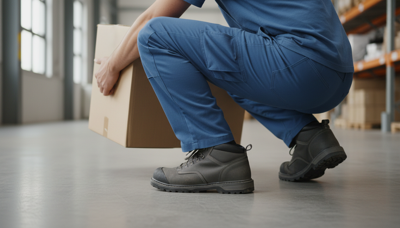 Foot Protection for Physically Demanding Jobs - Worker wearing supportive insoles