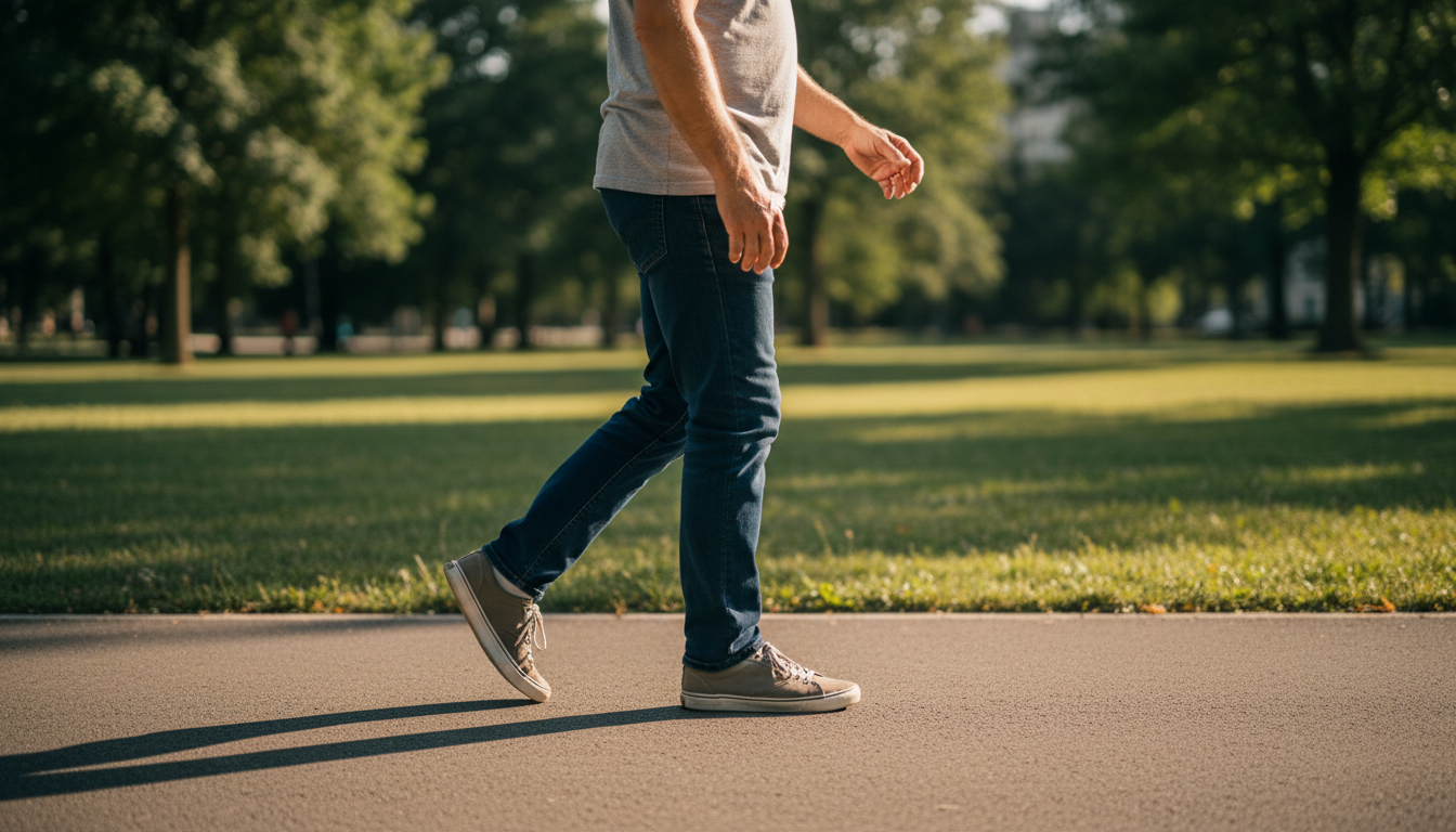 Illustration showing how body weight influences heel pressure during walking and the importance of proper arch support