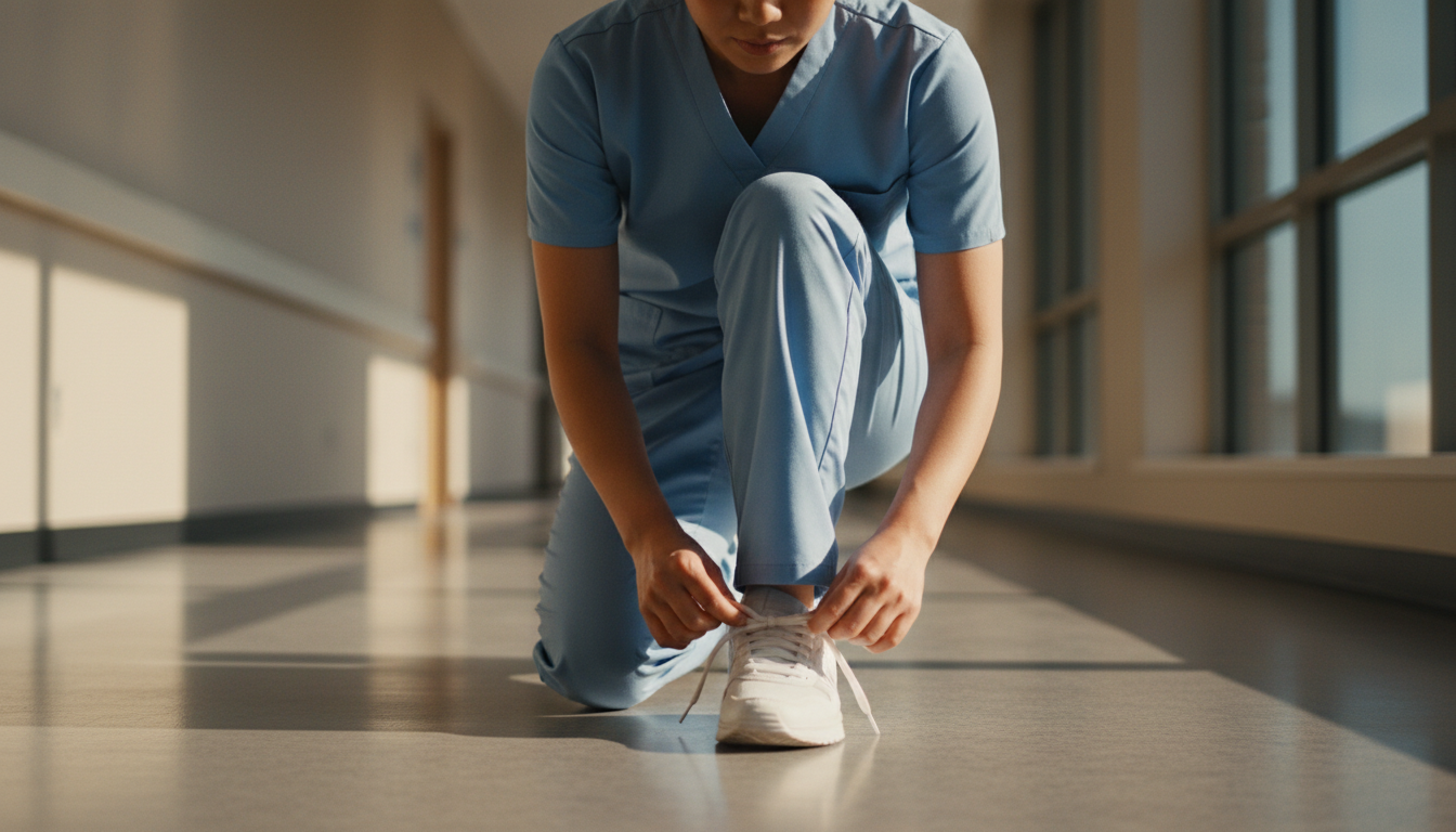 Comprehensive foot care routine for workers during long 12-hour shifts